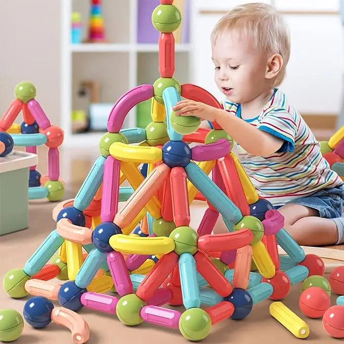 Educational Magnetic Construction Set to Boost Confidence and Early Engineering Skills