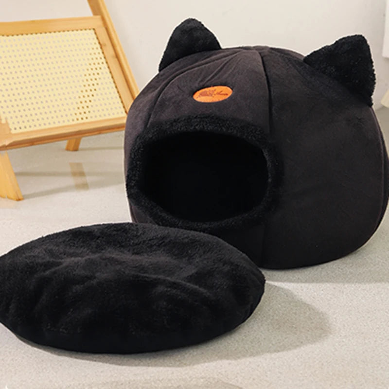 Removable cushion displayed outside the bed for cleaning