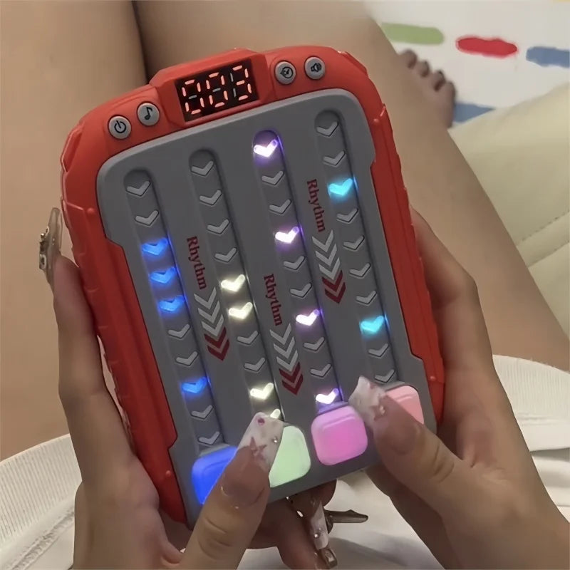 Portable music and light puzzle sensory rhythm toy
