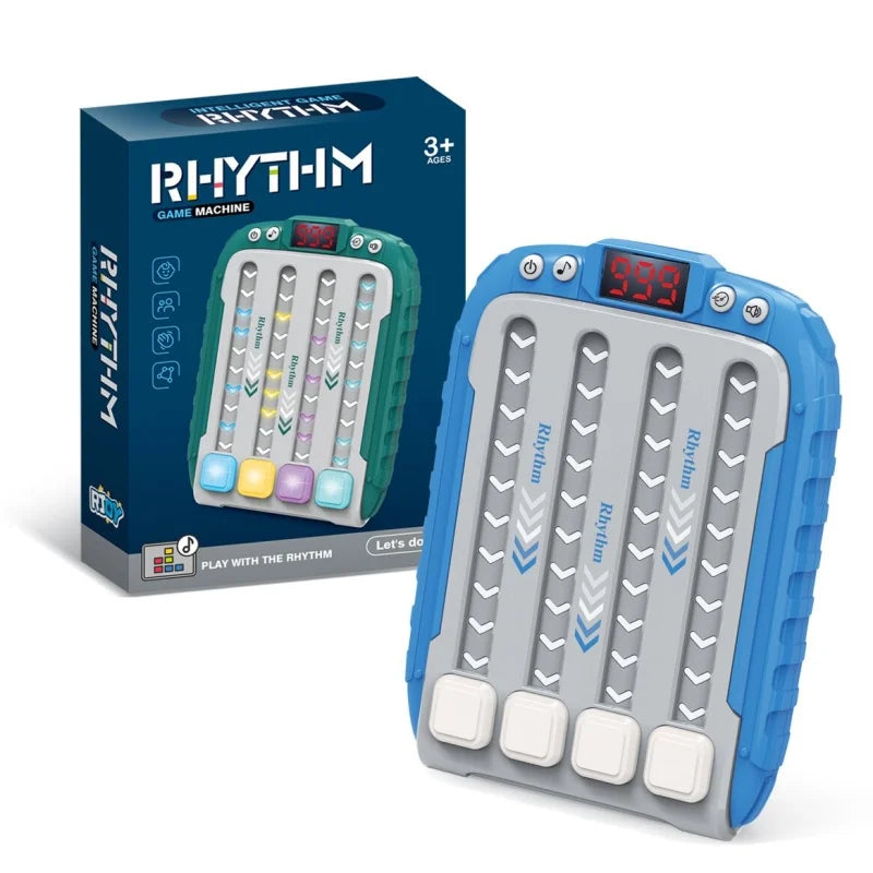 Puzzle game with sound and light features for sensory development