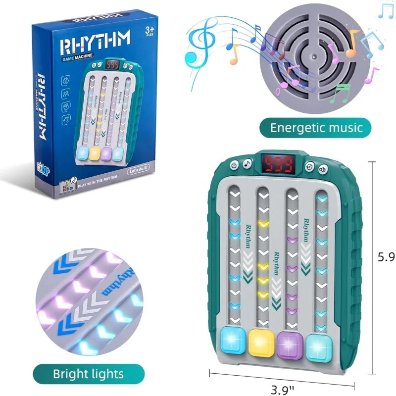 Educational music puzzle promoting fine motor skills