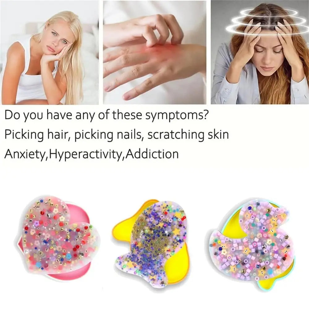 Compact fidget toy for stress and anxiety relief