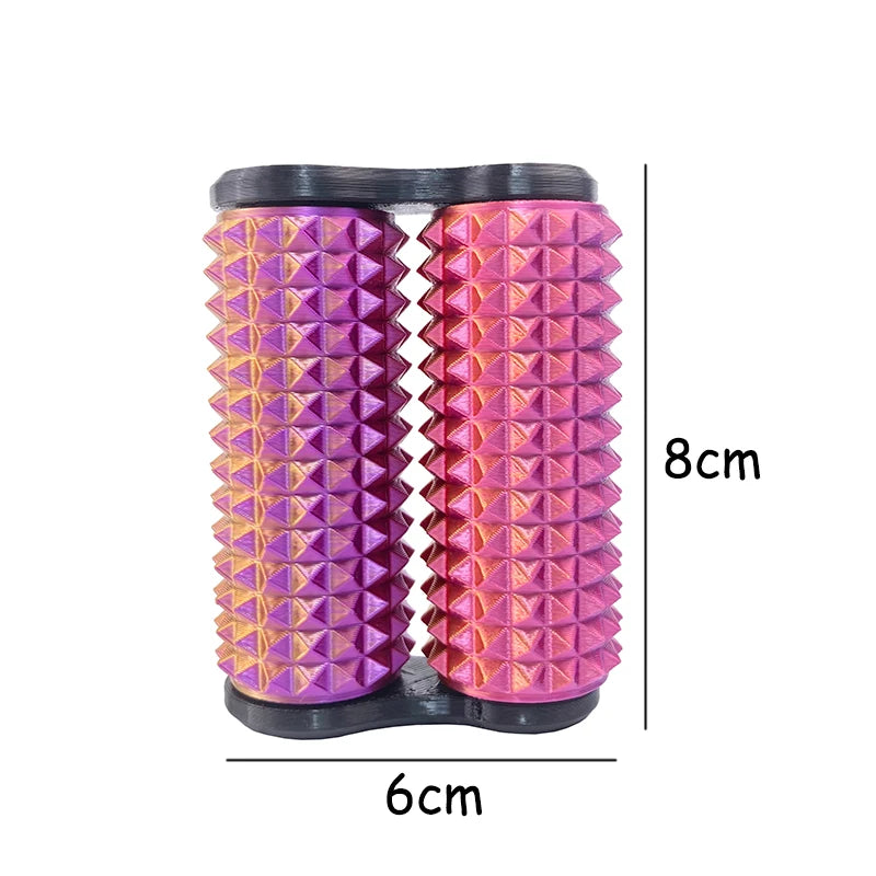 Portable sensory stim toy for adults managing anxiety and sensory overload.