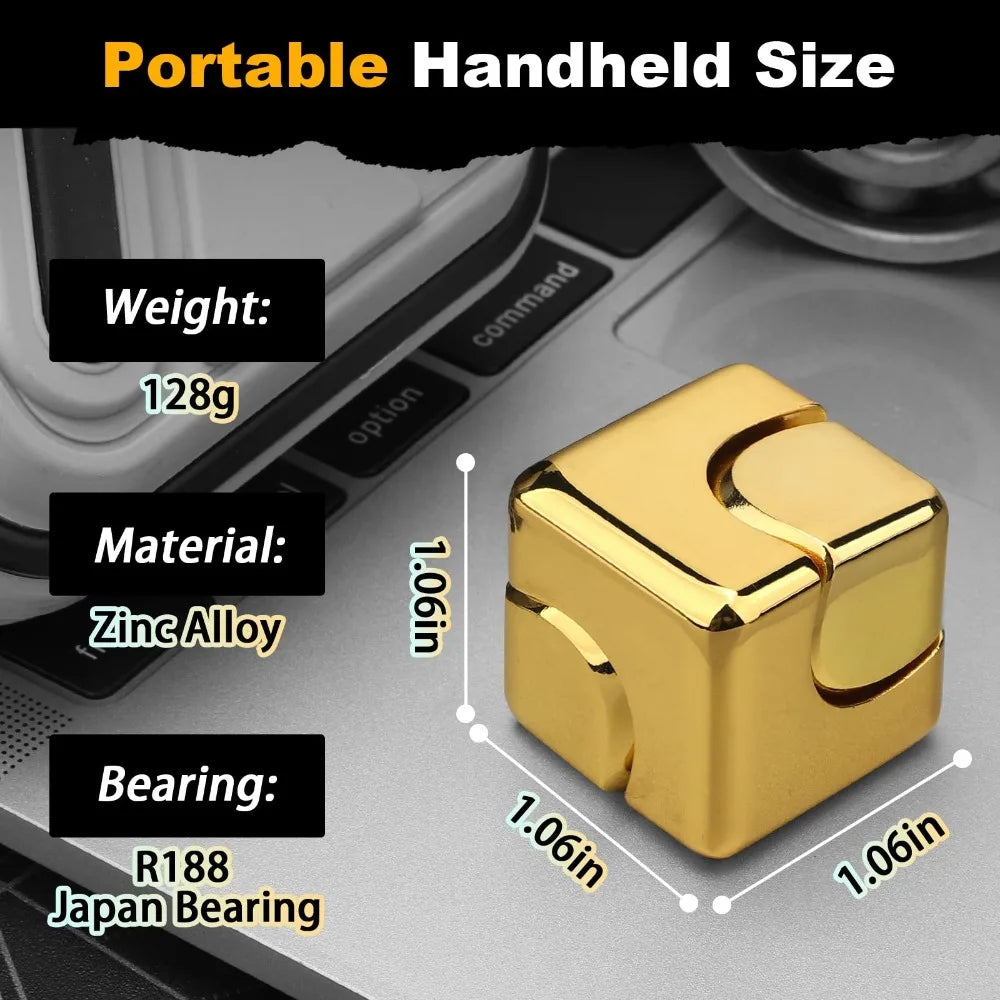 Portable anti-stress toy for office use and mental focus on the go.