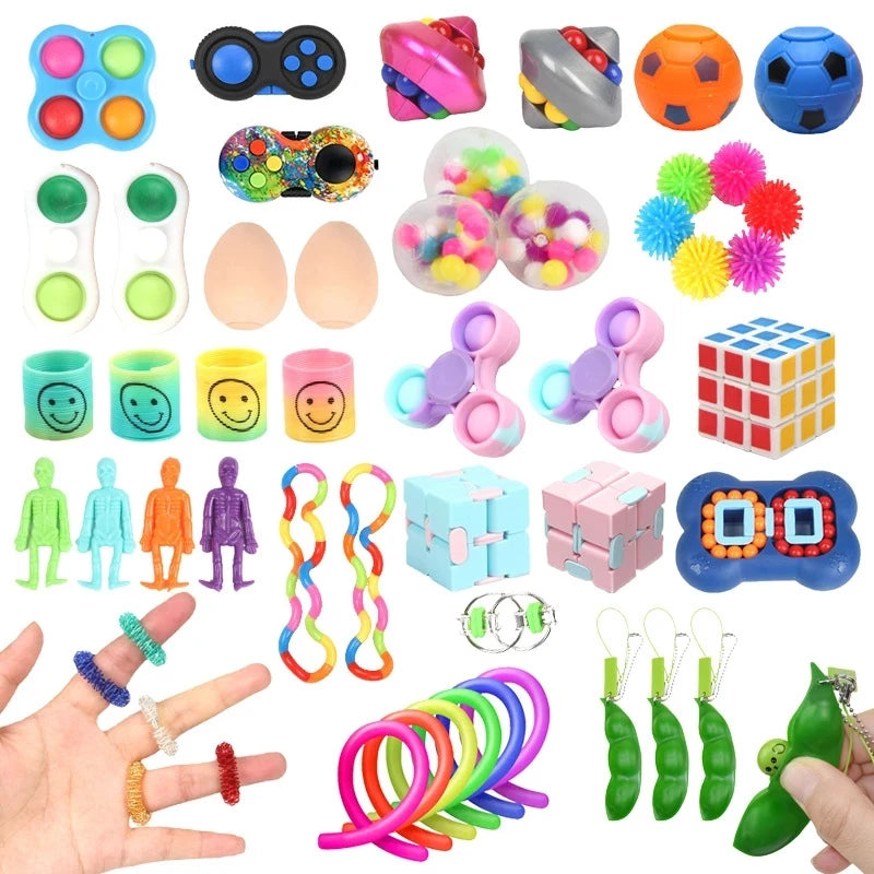 Random Fidget Toy Mystery Pack with assorted sensory toys