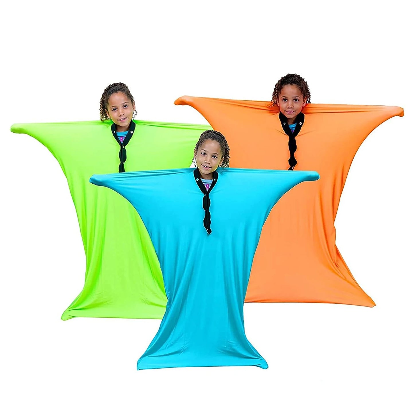 Stretchable sensory tool body sock for motor planning support.