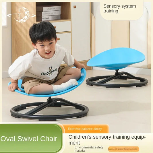 Sensory spinning chair for kids with ADHD and autism in classroom