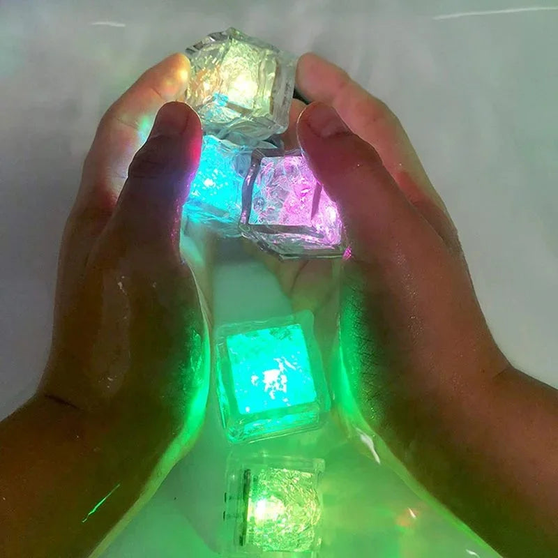Waterproof glowing bath toys for sensory water play