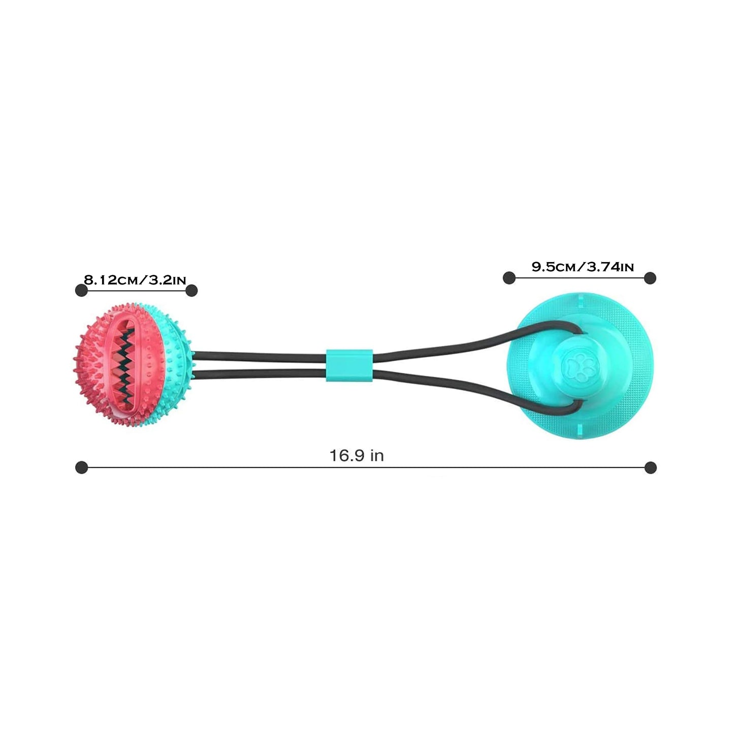 Heavy-duty chew toy for dogs promoting mental and physical stimulation.