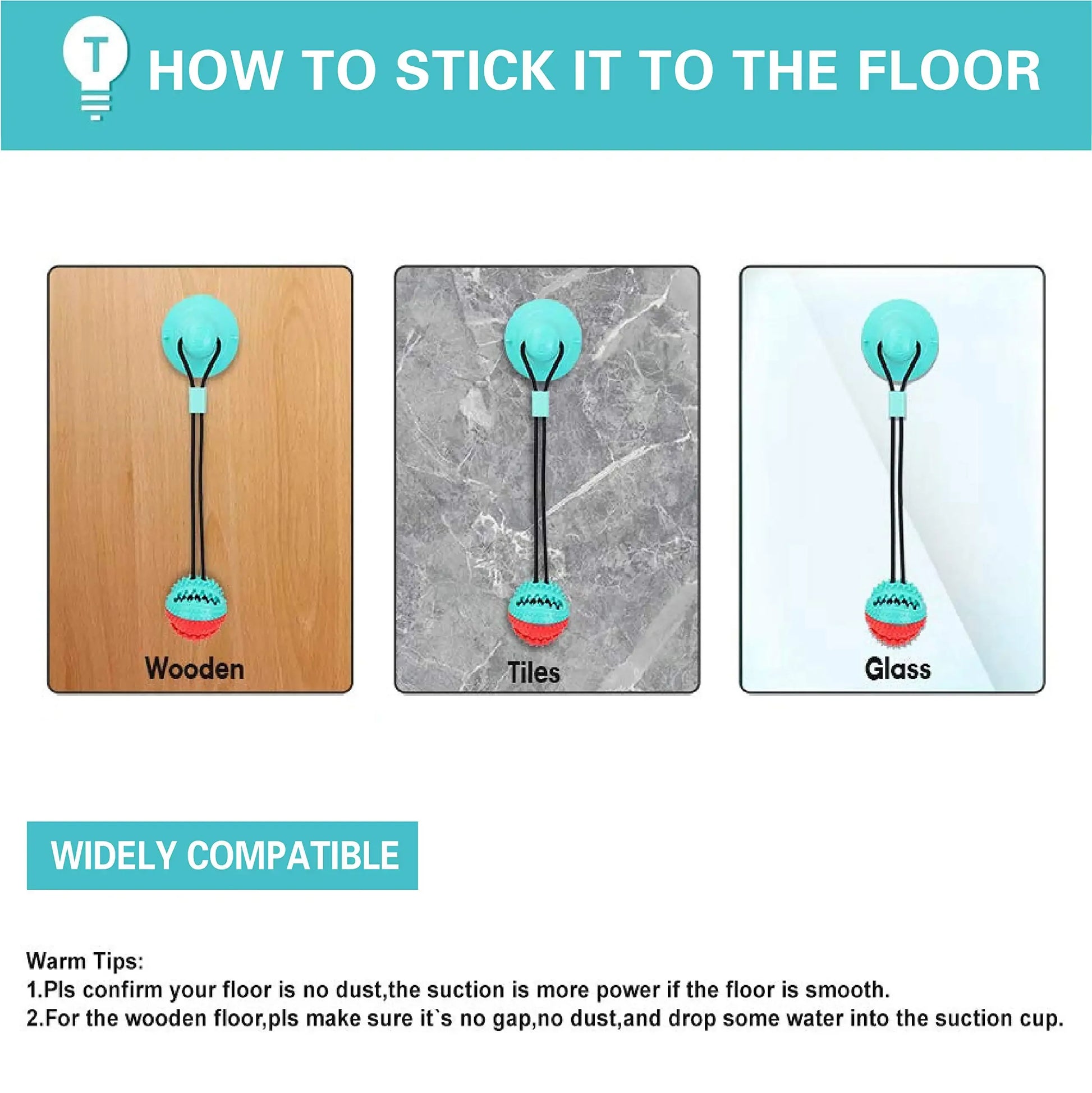 Interactive dog toy for boredom relief and dental health. Self tug o war.