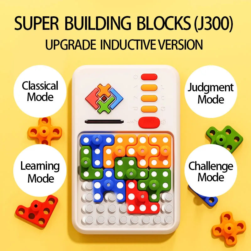 Super Block Smart Jigsaw Game brain teaser puzzle with 1000+ challenges.