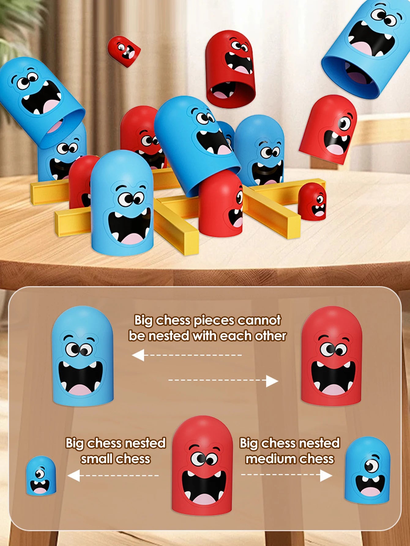 Table board intelligence game for logical reasoning and strategy.