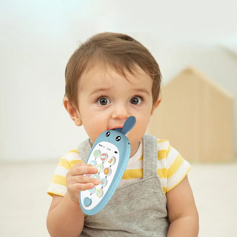Multi-Sensory Baby Phone Toy for Teething and Cognitive Development