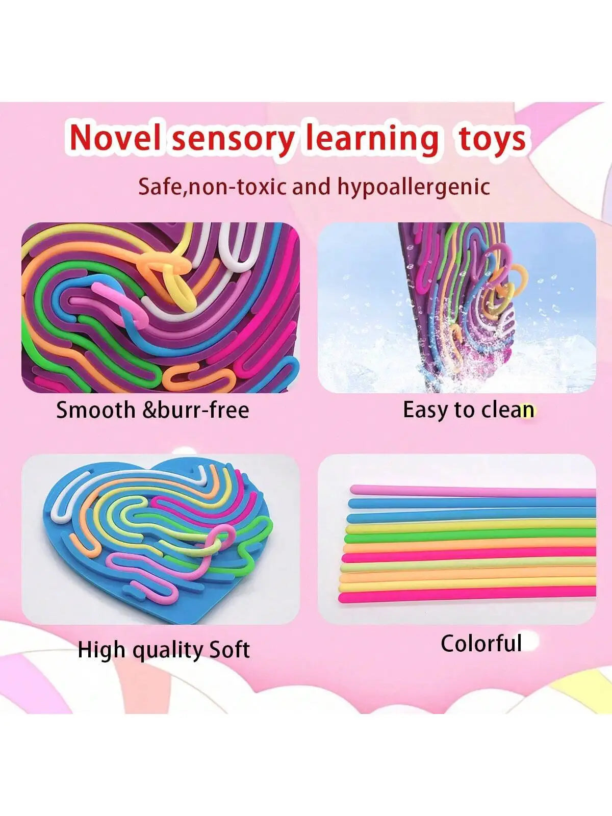 Portable travel-friendly sensory board for child calming and focus.