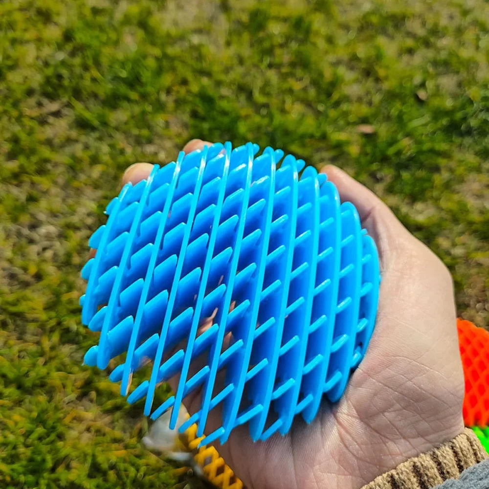 WiggleMorph™ worm toy on a student hand for ADHD classroom support