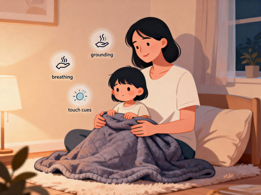 Sensory Calm Corners and AAC Communication Cards for Autistic ADHD Kids