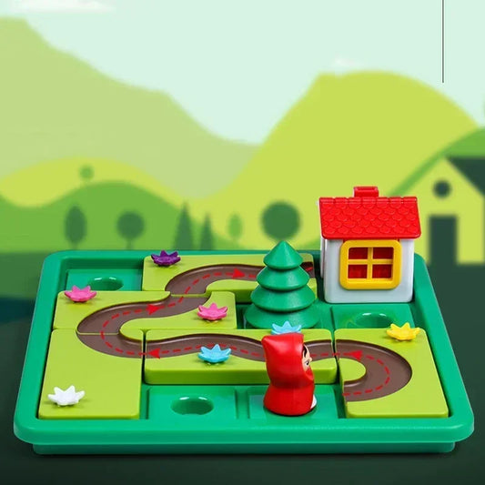 Story-based sensory tool puzzle for kids improving motor skills.