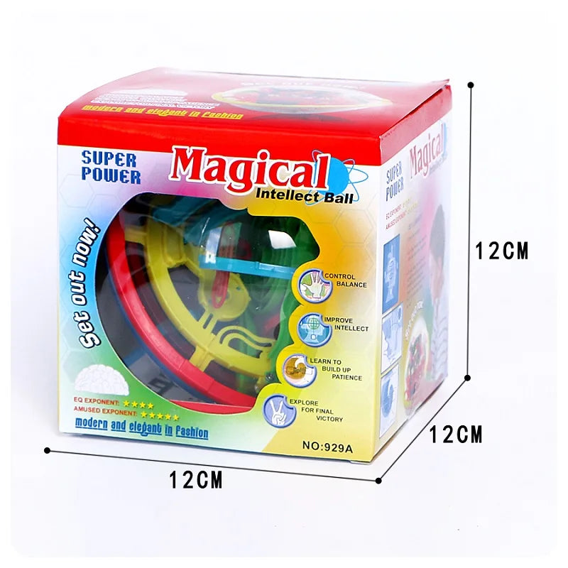 Close-up of Perplexus Epic puzzle showing intricate 3D track design