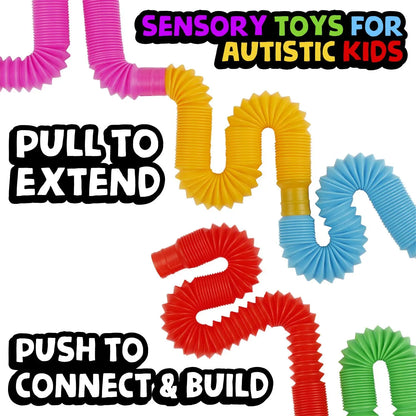 Calming Sensory Fidget Tubes – Soothing Sensory Toy for Neurodivergent Kids