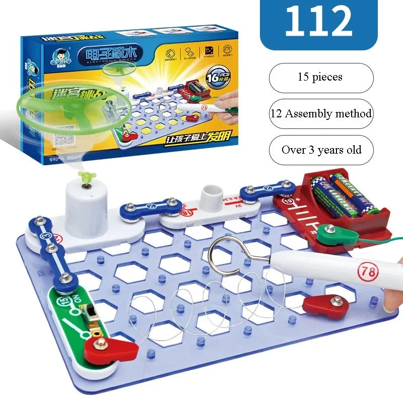 Circuit Electronics STEM Building Blocks for Kids’ Learning