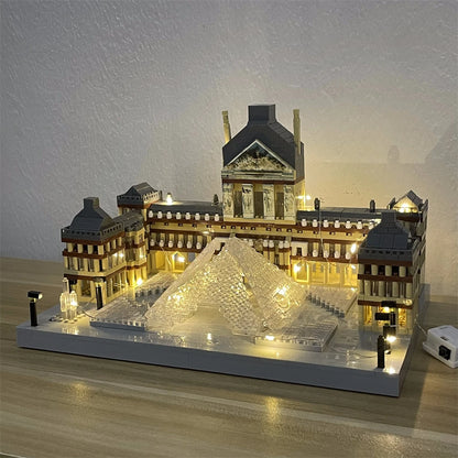 Mini Eiffel Tower Building Blocks Set with LED Light – Paris Model Kit