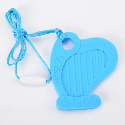 Kids Silicone Sensory Chew Necklace – Safe Chew Toy for Calm & Focus