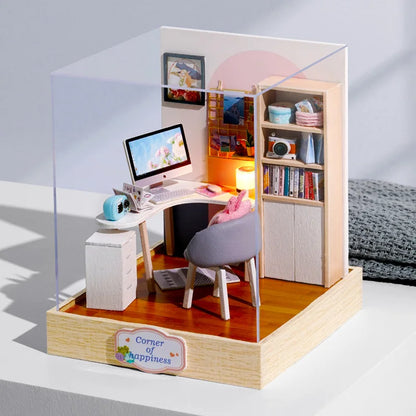 DIY Wooden Café Puzzle | 3D Dollhouse Kit for Creative Kids