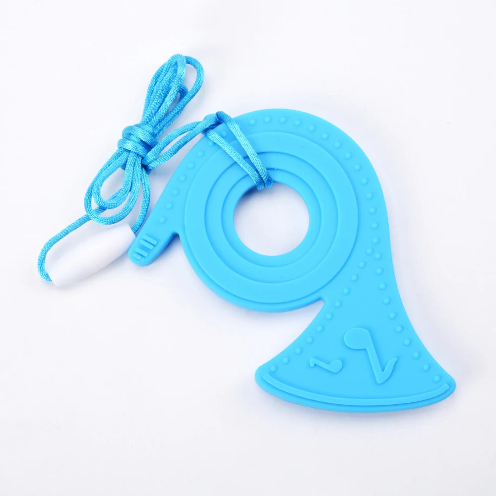 Kids Silicone Sensory Chew Necklace – Safe Chew Toy for Calm & Focus