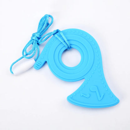 Kids Silicone Sensory Chew Necklace – Safe Chew Toy for Calm & Focus