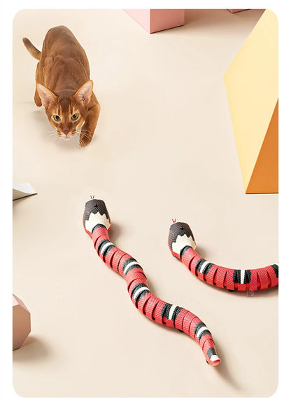 SensoSnake™ Automatic Smart Sensing Cat Toy – Interactive Hunting Enrichment