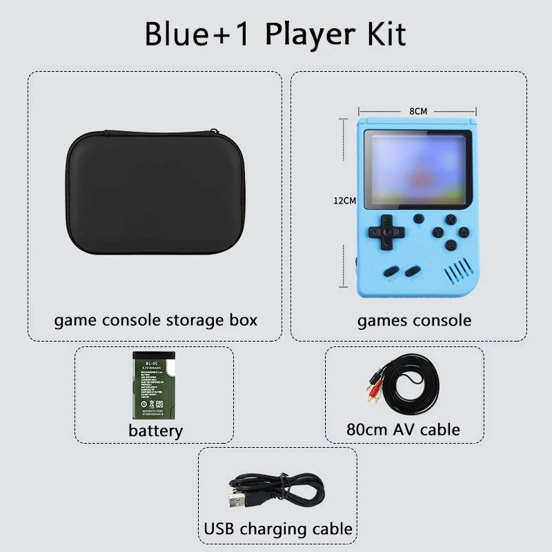 [500] Retro Handheld Game Console – 5" Screen, Classic Emulator Player