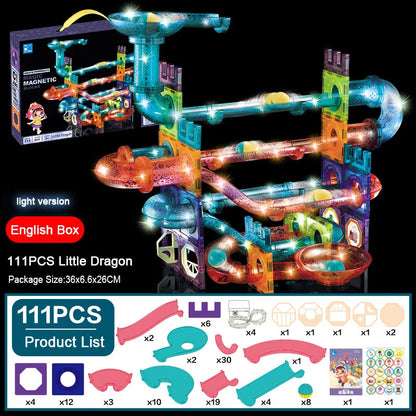 GlowTracks LED Magnetic STEM Sensory Racing Toy for Kids with Autism & ADHD