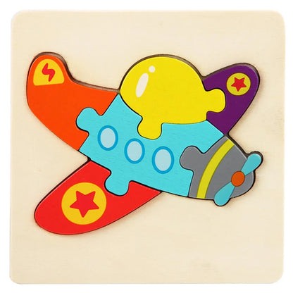 WildShapes™ Montessori 3D Wooden Animal Brain Teasers – Early Learning Puzzles for Toddlers