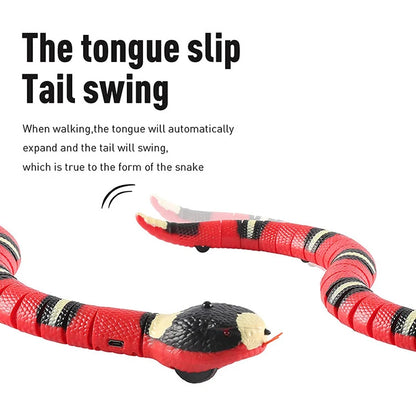SensoSnake™ Automatic Smart Sensing Cat Toy – Interactive Hunting Enrichment