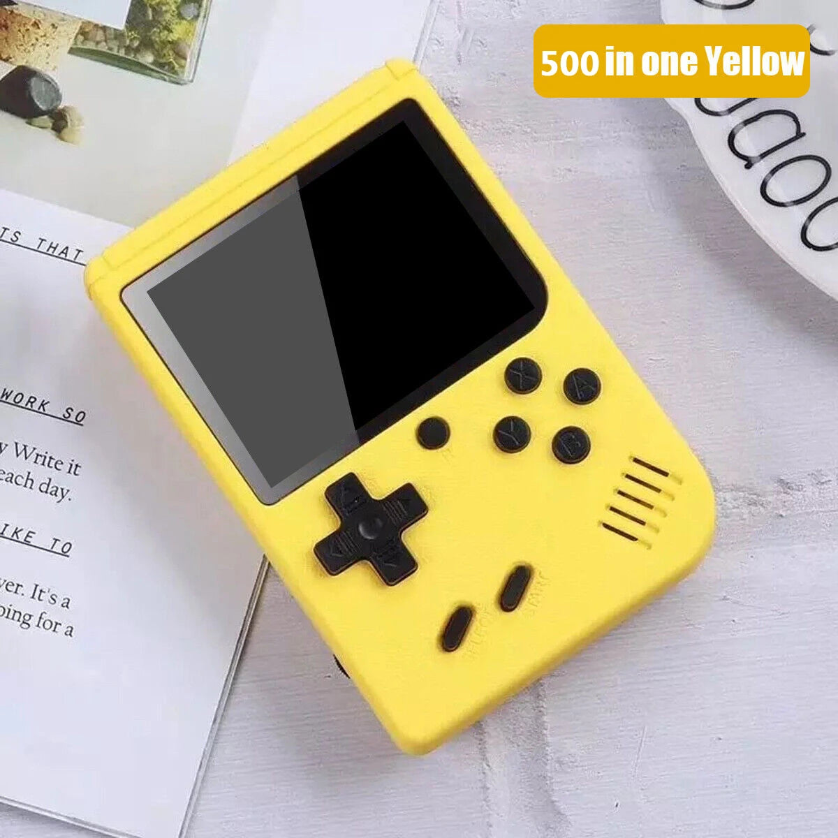 [500] Retro Handheld Game Console – 5" Screen, Classic Emulator Player