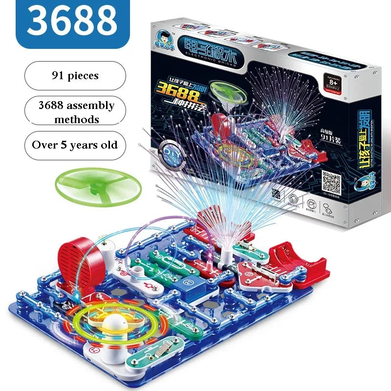 Circuit Electronics STEM Building Blocks for Kids’ Learning