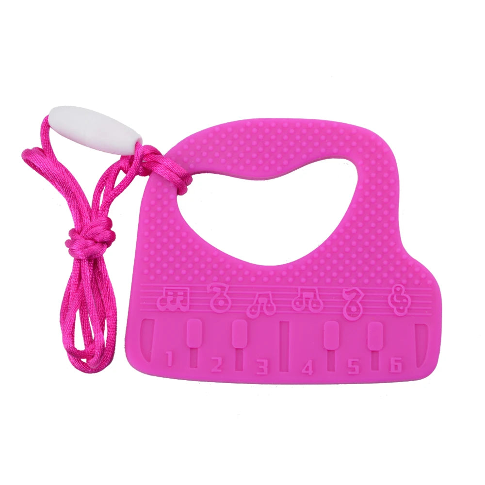 Kids Silicone Sensory Chew Necklace – Safe Chew Toy for Calm & Focus