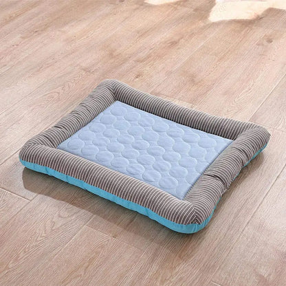 ChillPaw Cooling Mat – Natural Pressure-Activated Dog Bed for Heat Relief