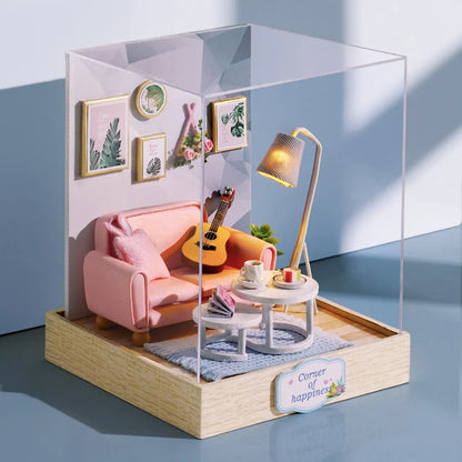 DIY Wooden Café Puzzle | 3D Dollhouse Kit for Creative Kids