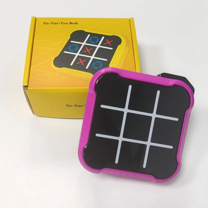 TactiPlay™ Electronic Tic-Tac-Toe – Montessori Logic Game for Kids & Family