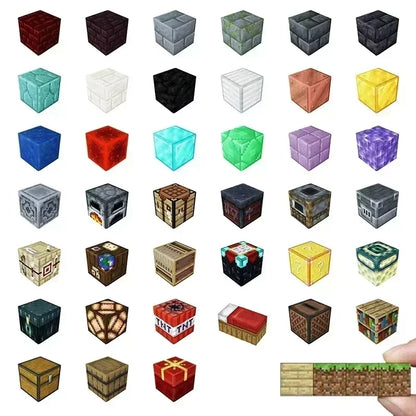 Minecraft-Inspired Magnetic Blocks – STEM Building Toy for Kids 3+