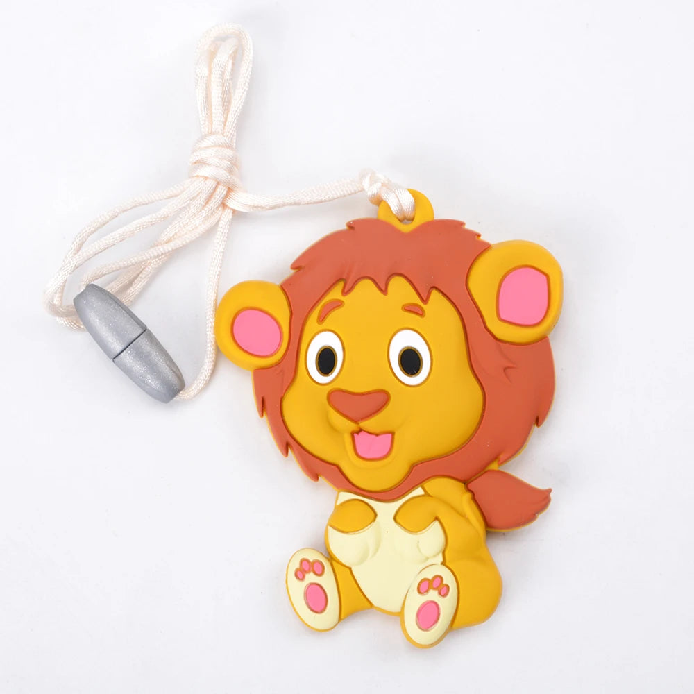 Kids Silicone Sensory Chew Necklace – Safe Chew Toy for Calm & Focus
