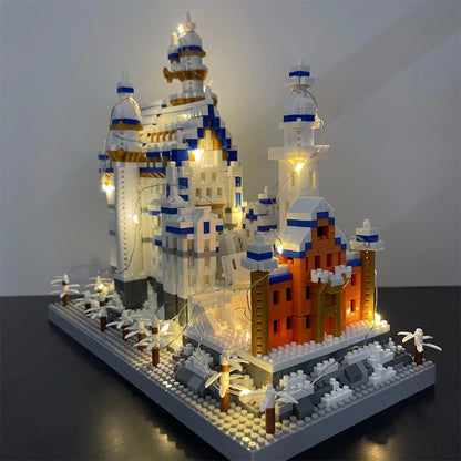 Mini Eiffel Tower Building Blocks Set with LED Light – Paris Model Kit