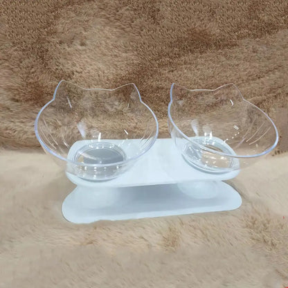 PurrTilt Ergonomic Cat Bowl Set for Improved Digestion and Neck Comfort