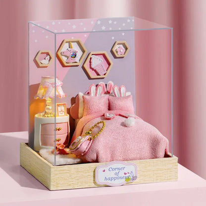 DIY Wooden Café Puzzle | 3D Dollhouse Kit for Creative Kids