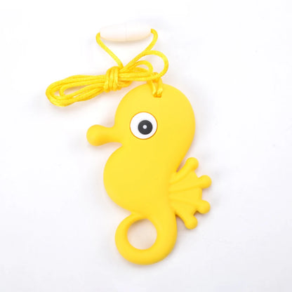 Kids Silicone Sensory Chew Necklace – Safe Chew Toy for Calm & Focus