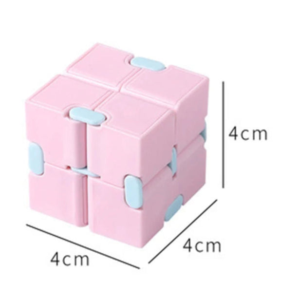 pink fidget magic cube
