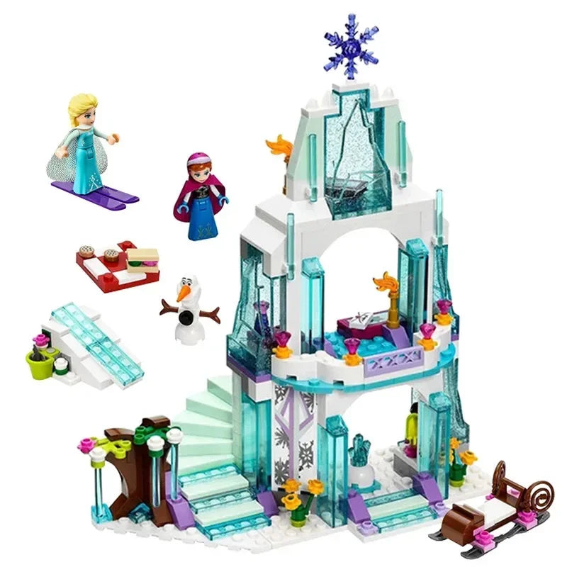 Frozen Elsa Mermaid Puzzle – Princess Castle Toy for Kids Ages 3+