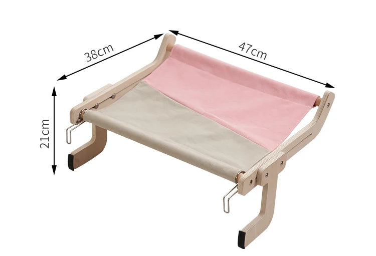 Stylish & Sturdy Cat Window Hammock – Comfortable & Space-Saving Lounging 🐾
