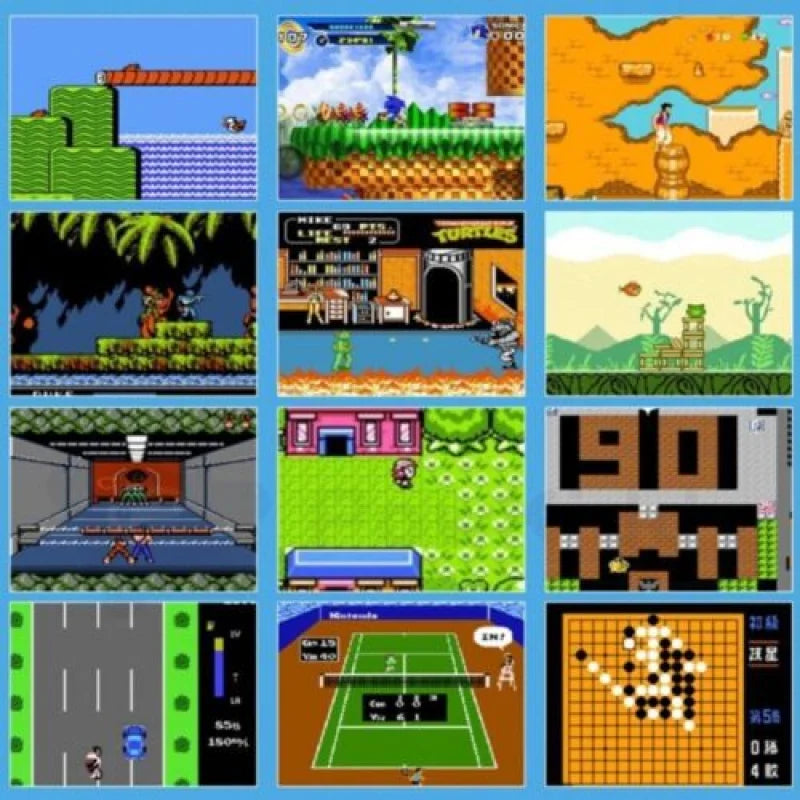 [500] Retro Handheld Game Console – 5" Screen, Classic Emulator Player